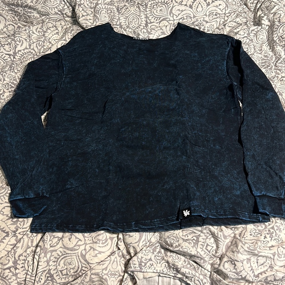 youngla raw cut long sleeve
